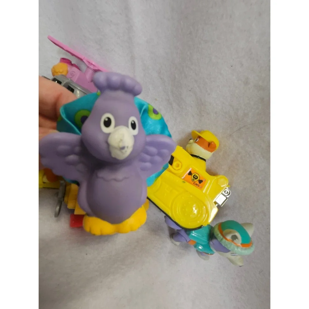 Fisher Price Little People and Paw Patrol Toy Lot Figures Vehicles Mixed Set